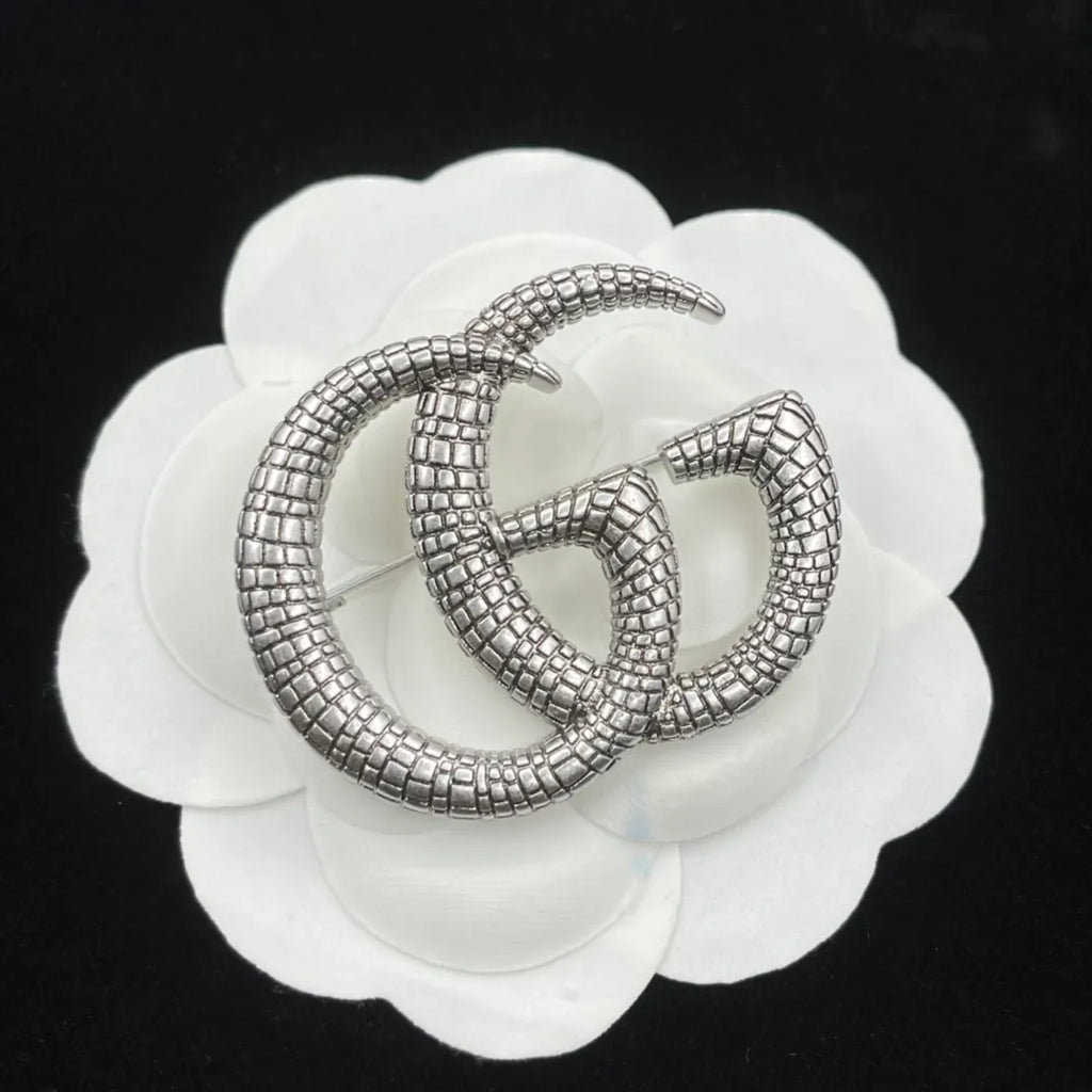 Gucci Brooch Silver 187261