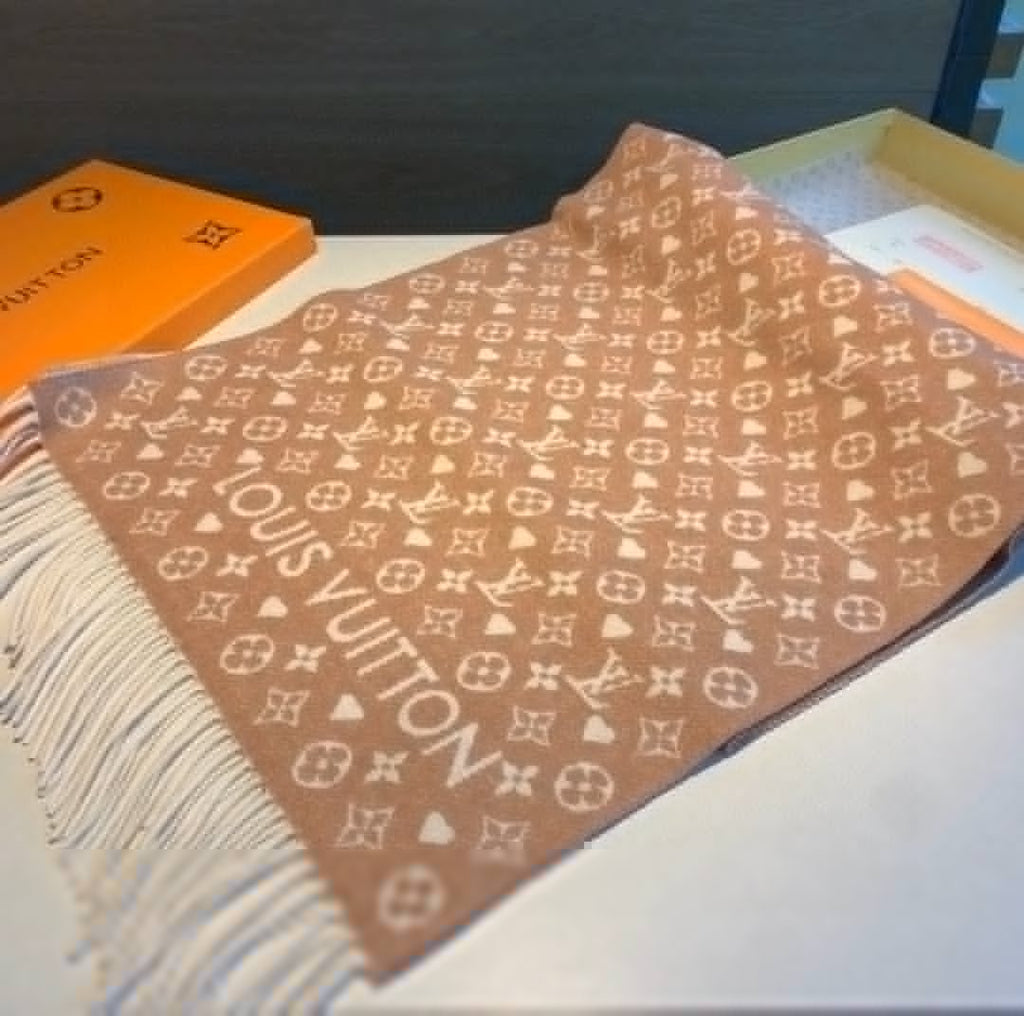 Louis Vuitton Reversible Monogram-Inspired Scarf — hero