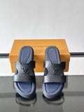 Louis Vuitton Monogram Slide Sandals — front