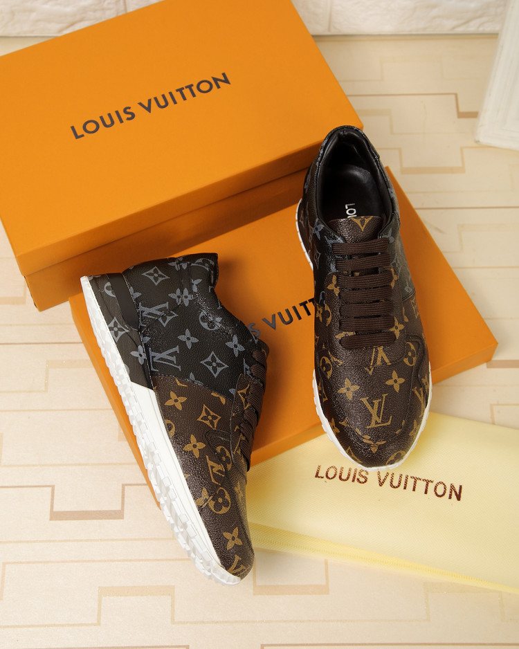 Louis Vuitton Monogram Lace-Up Sneakers — side