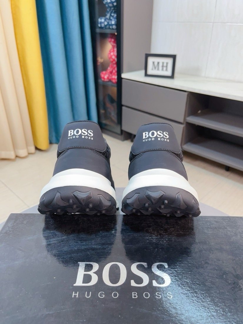 BOSS Low-Top Lace-Up Sneakers — front