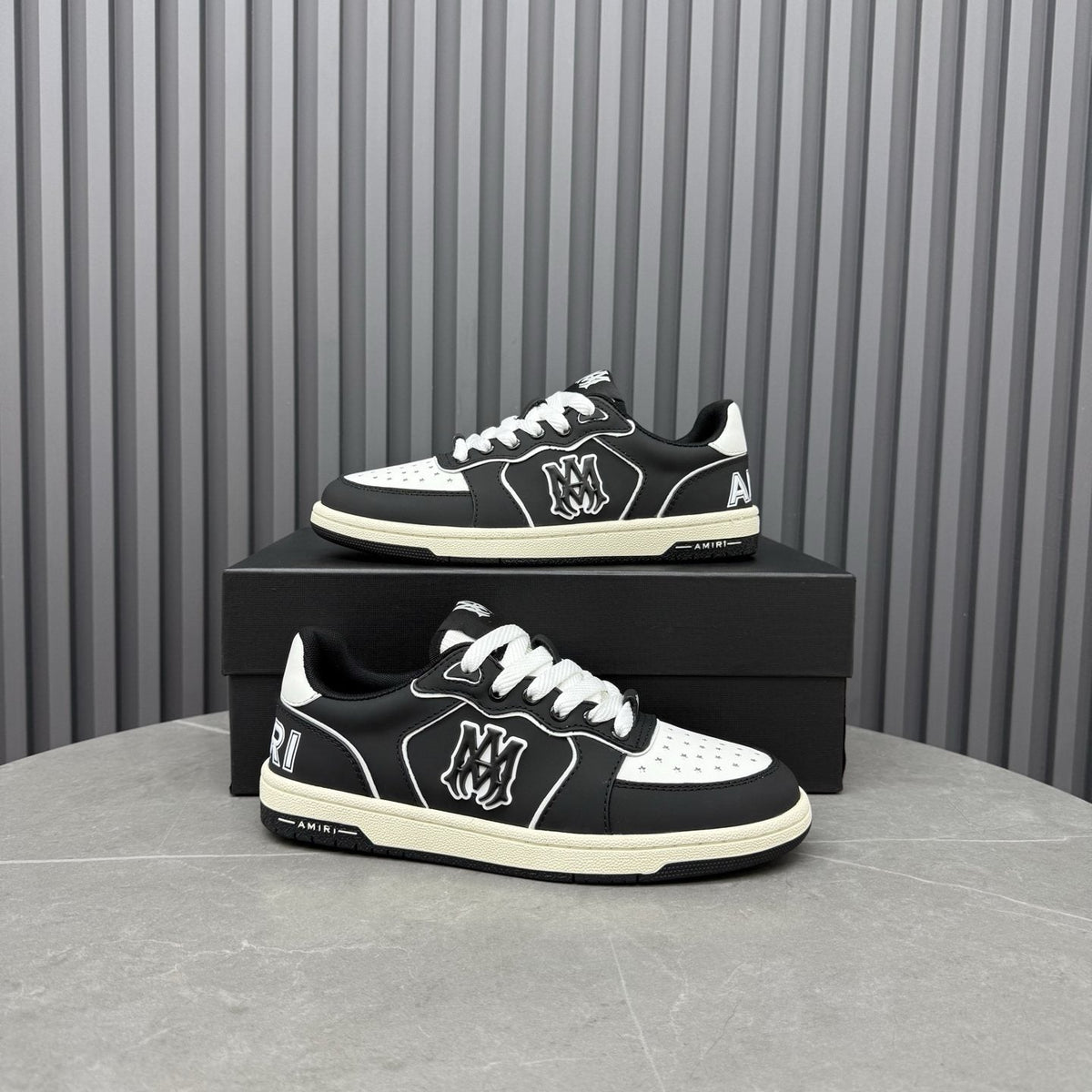 AMIRI Contrast Panel Low-Top Sneakers — detail